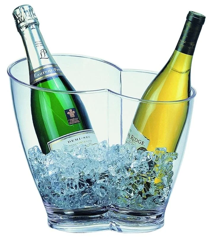 Besuche den APS-Store APS Wein-, Sektkühler, glasklar, für 4 l Volumen, 21, 3 x 30, 7 cm, Kühler — Wein und Festtafel