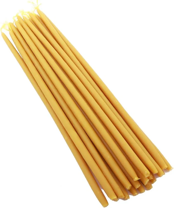 Besuche den NKlaus-Store NKlaus ca. 20 Kerzen, 32cm, 350g, aus 100% Bienenwachs — Kerzenlicht Abendessen