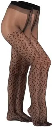 Besuche den Camano-Store Camano Strumpfhose Damen 2er Pack Leo-Optik — Weihnachtsmode