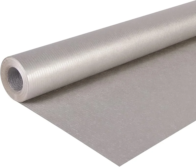 Besuche den Clairefontaine-Store Clairefontaine 195776C Rolle Geschenkpapier 10x0, 70m Kraft 70g Silber — Geschenkverpackung
