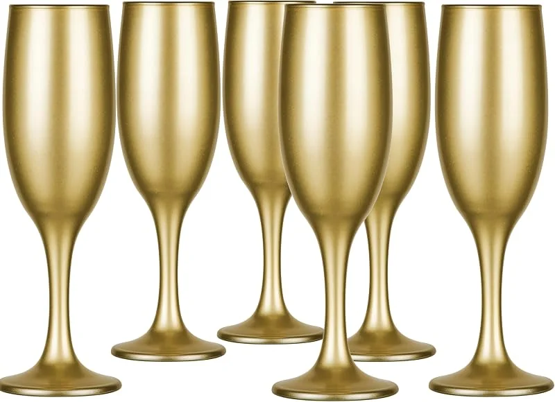 Besuche den Glasmark KROSNO 1992-Store Glasmark KROSNO, 150ml, Set von 6, Champagnerglas, Sektglas, Prosseco, Originelles Design, Spülmaschinenfest, einzigartige Form und Stil, Perfekt für zu Hause, Restaurants und Partys — Wein und Festtafel