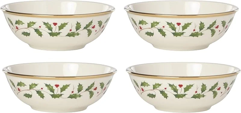 Marke: Lenox Lenox 897082 Holiday Dinnerware Gedeck Schalen 4er Set Weihnachten — Advent und Tisch