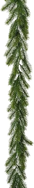 Besuche den CREATIV green-Store künstliche Tannengirlande 120cm I weihnachtliche Tannengirlande mit 80 Tips I Weihnachtsdeko-Girlande mit naturgetreuen Nadeln I Weihnachtsgirlande ideal als Indoor Weihnachtsdeko