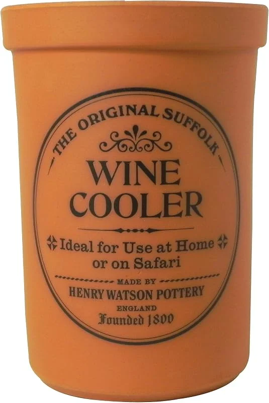 Marke: Henry Watson Weinkühler, Terrakotta, hergestellt in England — Wein und Festtafel
