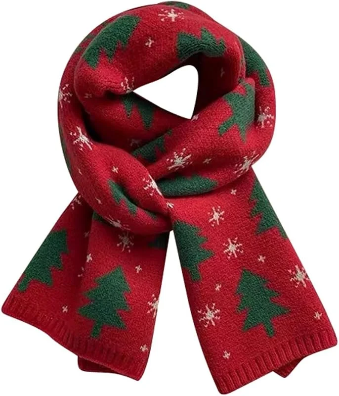 Marke: Generisch Generisch Kuschelig Wendeschal Hirsch Weihnachtsschal Strickschal Weicher Warmer Winter Schal Baumwolle Tuch Stola Übergangsschals Ray Weihnachten Weihnachtskleid Für Damen Lustig — Weihnachtsmode