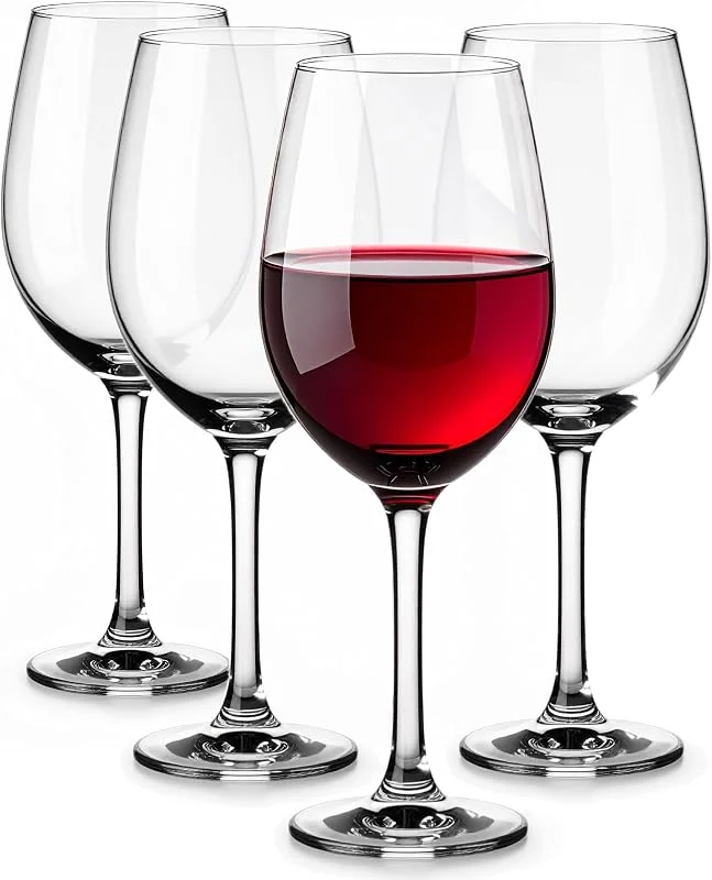 Besuche den Glasmark KROSNO 1992-Store Glasmark KROSNO 1992 Rotweingläser 4 Stück, 500 ml, Weingläser Set — Wein und Festtafel