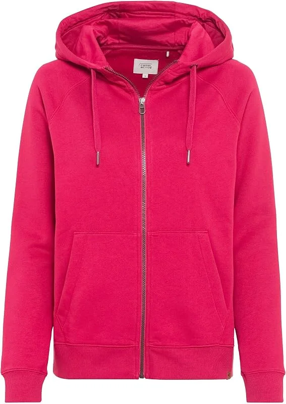 Besuche den camel active-Store camel active Damen Sweatjacke mit Kapuze aus Reiner Baumwolle — Weihnachtsmode