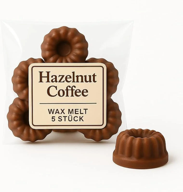 Marke: Duftmelt ❥ 5er Set - Herbst Duftwachs, Melts, Duftkerzen, Raumduft ❥ (Hazelnut Coffee) — Kerzenlicht Abendessen