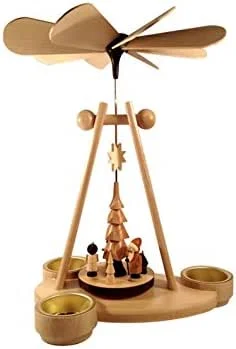 Besuche den Rudolphs Schatzkiste-Store Rudolphs Schatzkiste Kugelpyramide Weihnachtsmann Natur Höhe=26cm NEU Weihnachtspyramide Tischdekoration Holzpyramide Tischpyramide Dekoration Weihnachten Wärmespiel Lichter Figur Holz Seiffen — Weihnachtsdeko