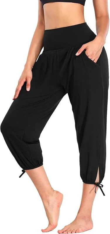 Marke: Generisch Damen-Yogahose, Workout-Jogginghose, Lockere Jogginghose Mit, Hose Gemusterte Damenhose Leggings Kurz Damen Jeansoptik Black Trousers Women Umstandsmode Thermo WeißE Sommerhose Kurze Leggings — Weihnachtsmode