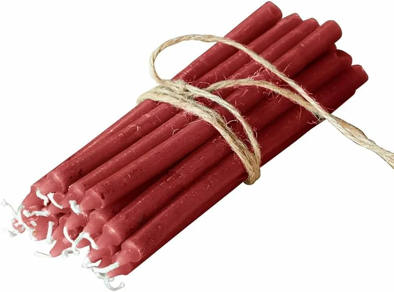 Besuche den Loberon-Store LOBERON Kerze 20er Set Lysarion, rot — Kerzenlicht Abendessen