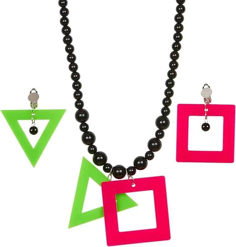 Besuche den W WIDMANN MILANO Party Fashion-Store W WIDMANN MILANO Party Fashion - Neon Schmuckset 80er Jahre — Weihnachtsmode
