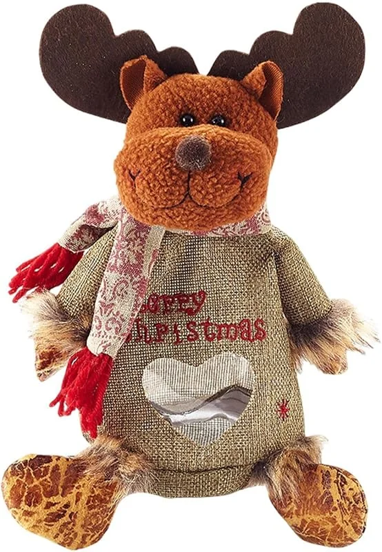Marke: zwxqe Weihnachts-Süßigkeitstüten, wiederverwendbar, Weihnachtsmann — Geschenkverpackung