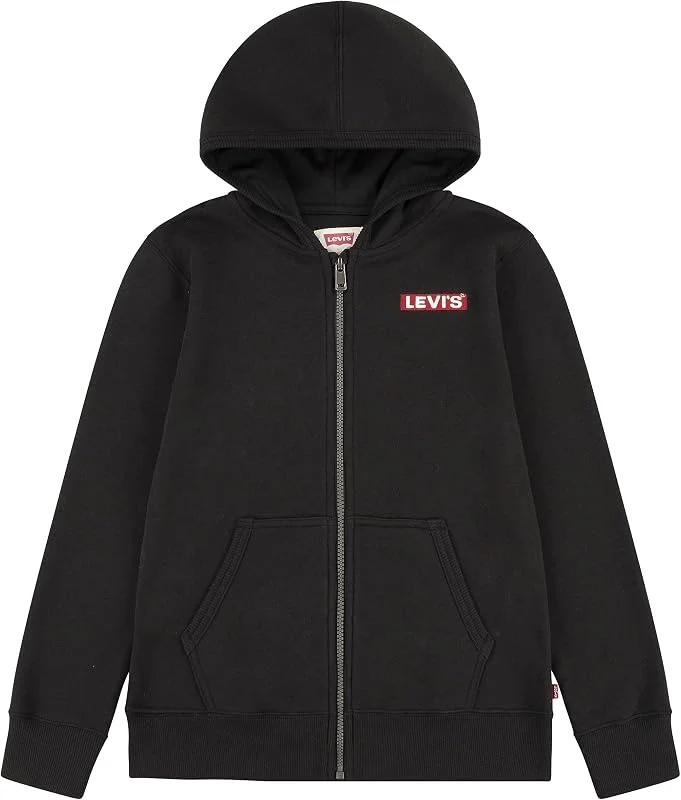 Besuche den Levi's-Store Levi's Jungen LVN Boxtab Full Zip Hoodie — Weihnachtsmode