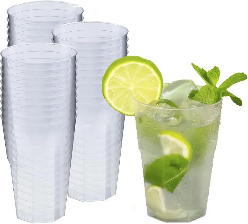 Besuche den Silverkitchen-Store 30x Cocktailbecher 300ml - Wiederverwendbare Partybecher Cocktail Becher Hartplastik Mehrwegtrinkbecher Made In Germany — Wein und Festtafel