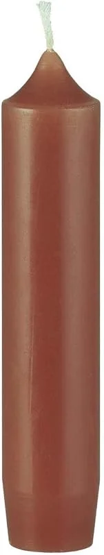 Marke: IB Laursen IB Laursen 4171-70 Stabkerze, Kerze - Paraffin - rost rot - (ØxH) 2, 2 x 11 cm - 1 Stück — Kerzenlicht Abendessen