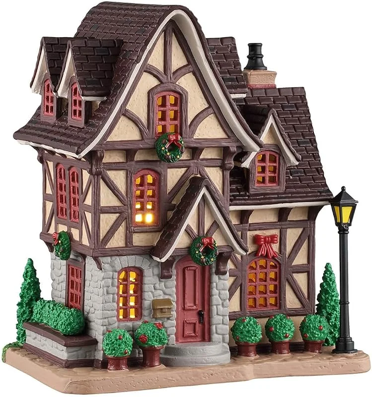 Marke: Lemax Lemax, Bosworth Residence #65550 Beleuchtete Gebäude — Weihnachtsdeko