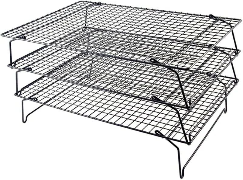 Besuche den Tala-Store Tala 3er-Set Abkühlgitter 40 x 25 cm - Kuchengitter Stapelbar & Faltbar — Weihnachtskueche