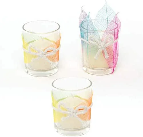 Besuche den Baker Ross-Store Baker Ross E8923 Votivkerzenhalter aus Glas, 6 Stück, perfekt für Kinder zum Bemalen und individuellen Gestalten, ideal für Schulprojekte, Basteln zu Hause, Gruppenaktivitäten — Kerzenlicht Abendessen