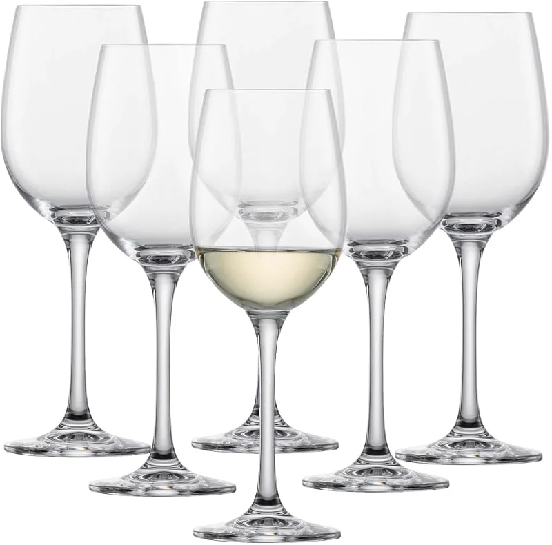 Besuche den Schott Zwiesel-Store SCHOTT ZWIESEL Weißweinglas Classico (6er-Set), klassische Weingläser für Weißwein, spülmaschinenfeste Tritan-Kristallgläser, Made in Germany (Art.-Nr. 123656) — Wein und Festtafel