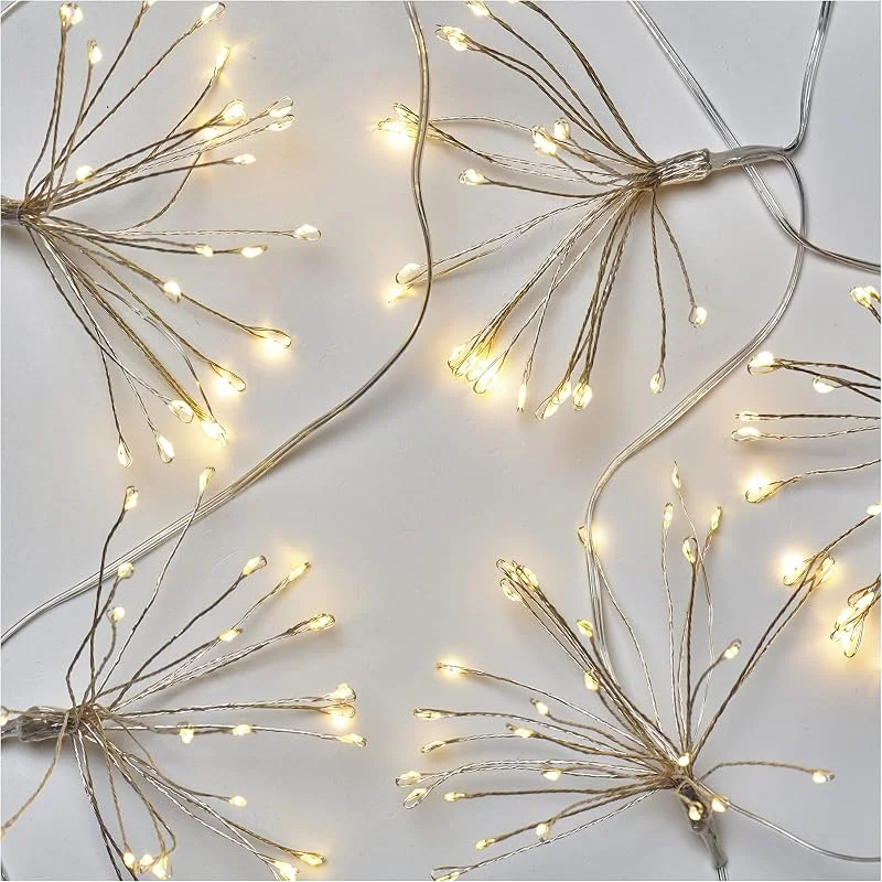 Besuche den EMOS-Store EMOS LED-Lichterkette warmweiß für Innen, 2, 35 m lange Feuerwerk Weihnachtslichterkette NANO, 6 Stunden Timer Funktion, Netzteil und Transformator, für Partys, Weihnachten, transparentes Kabel — Weihnachtsbeleuchtung