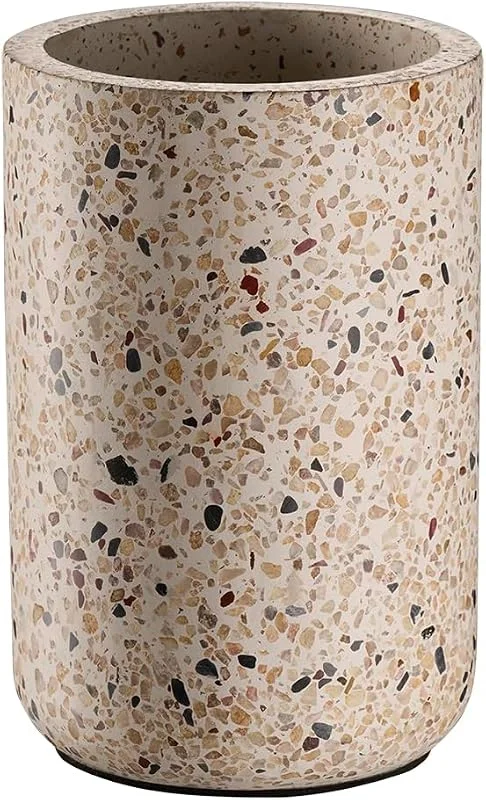 Besuche den APS-Store APS 36150 Flaschenkühler„Terrazzo“ - Hochwertiger Behälter aus Beton mit möbelschonender Unterseite — Wein und Festtafel