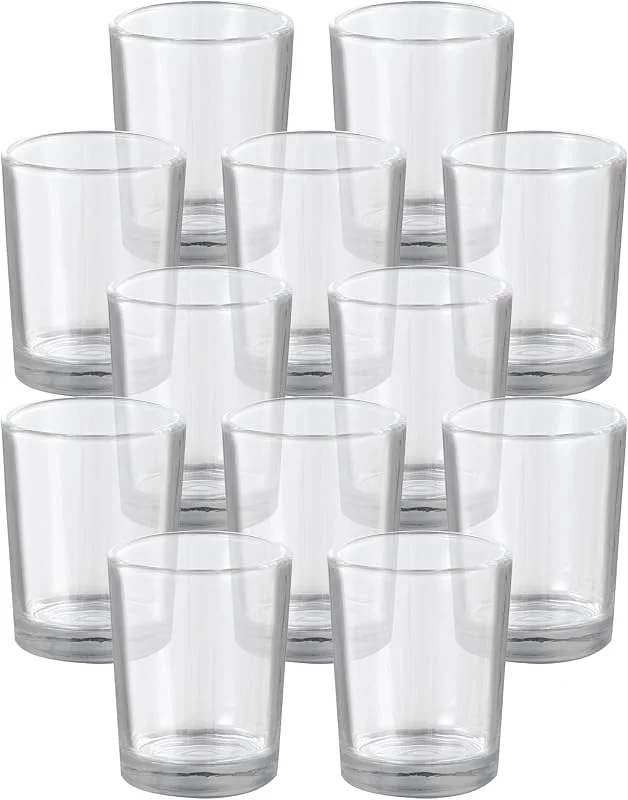 Marke: Aspen Creative Aspen Creative 25701-24 Votivkerzenhalter aus klarem Glas, Großpackung mit — Kerzenlicht Abendessen