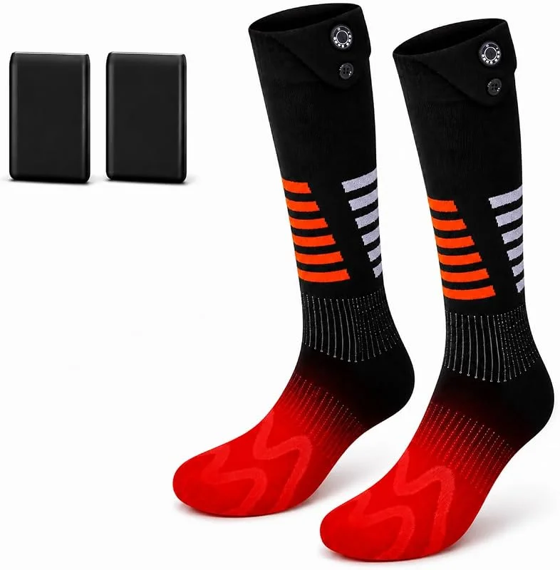 Marke: WAMOVAL Beheizbare Socken Damen Herren, 2x10000mAh Akku, Wiederaufladbar, APP — Heizkleidung