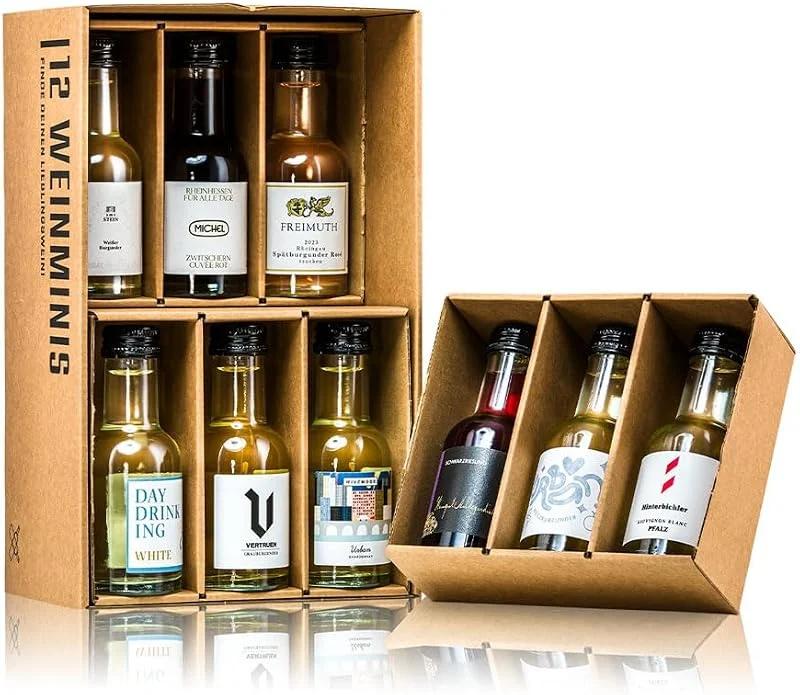 Besuche den GEILE WEINE-Store 12er WEINMINI Tasting-Set - ohne Weingläser (ohne Gläser) — Wein und Festtafel