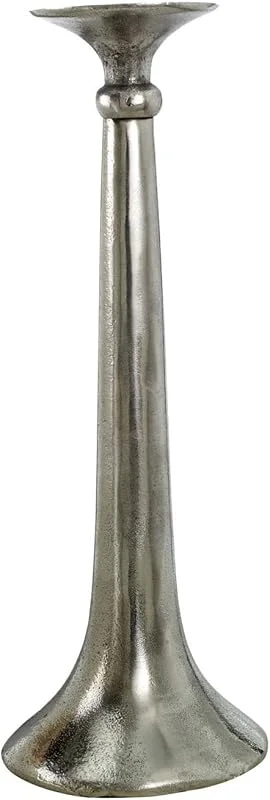 Besuche den Homescapes-Store Homescapes Römischer Kerzenhalter 100% Aluminium Höhe 44 cm dekorativer Kerzenständer Antique-Look — Kerzenlicht Abendessen