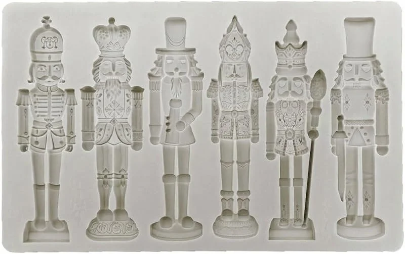 Marke: Bemvp Silikonform 6 Schlitzen Für Nussknacker-soldatenfiguren, Fondantform, Weihnachtsschmuck, Cupcake-Topper, Schokoladen- Und Bonbon-bastelarbeiten — Weihnachtskueche