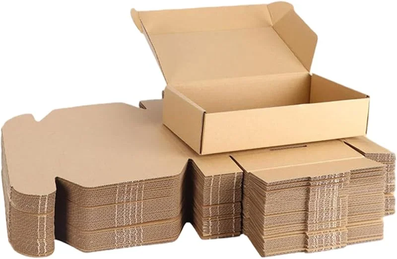 Marke: Muzrunq Kleine Versandkartons 6x4x1, 6 Faltkartons aus Wellpappe 20 Stück für Business Mailer Verpackung Basteln Verpacken — Geschenkverpackung