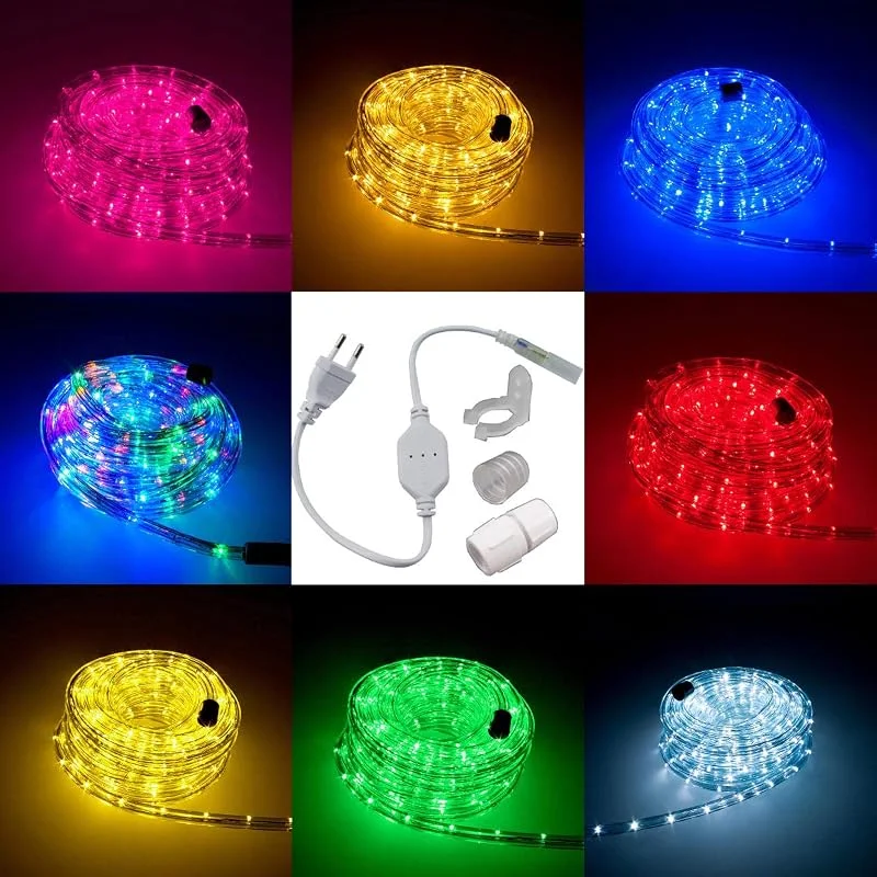Besuche den Trade-Shop-Store LED Lichtschlauch Komplett Set mit Zubehör Lichterkette Beleuchtung Grün Rot Warmweiß Blau RGB 5 Meter bis 100 Meter F3 LED für Drinnen, Draußen Weinachten Beleuchtung Dekoration Lichterschlauch — Weihnachtsbeleuchtung