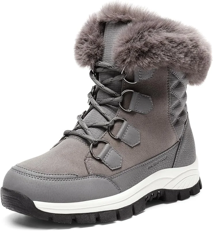 Besuche den DREAM PAIRS-Store DREAM PAIRS Winterstiefel Wasserdicht Warm Schneestiefel — Heizkleidung
