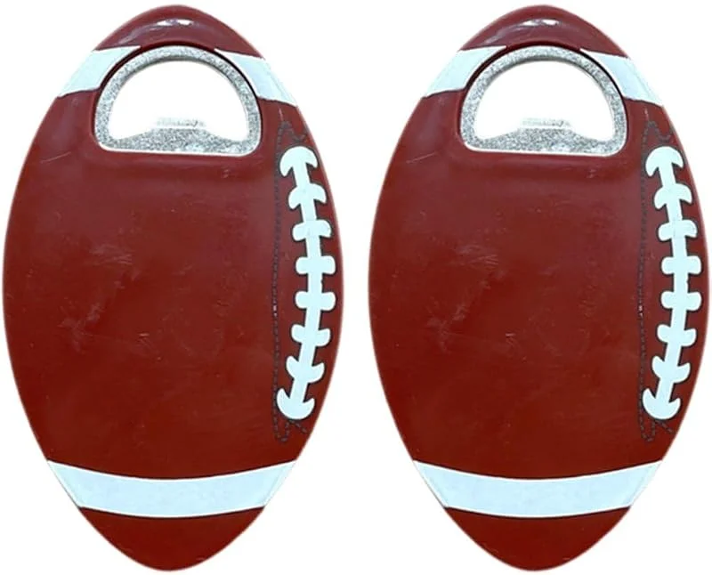 Marke: Lpitoy 2 Stück Bierflaschenöffner, Lustiger American-Football-flaschenöffner, Anti-verbrühungs-untersetzer, Tragbarer Öffner, Getränkeflaschenöffner Für Restaurant-bar — Wein und Festtafel