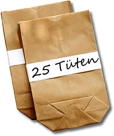 Besuche den Miya-Store Miya 25 x Adventskalender zum Befüllen, groß Kraftpapiertüten 28x15x9 cm(Tiefe) — Advent und Tisch