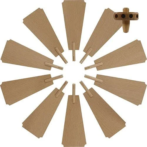 Marke: DREGENO Dregeno Seiffen Weihnachtspyramide Flügelrad für Weihnachtspyramide - Durchmesser = 40cm - Original Erzgebirge — Weihnachtsdeko