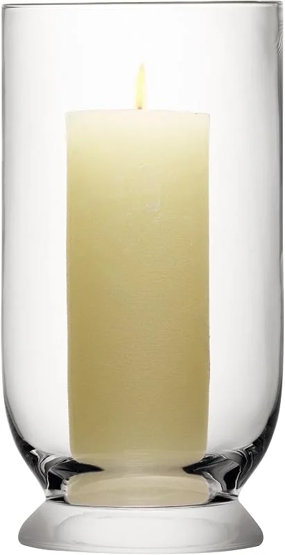 Marke: LSA International LSA International Terrace Sturmlaterne, Glas, Clear, 30 cm — Kerzenlicht Abendessen