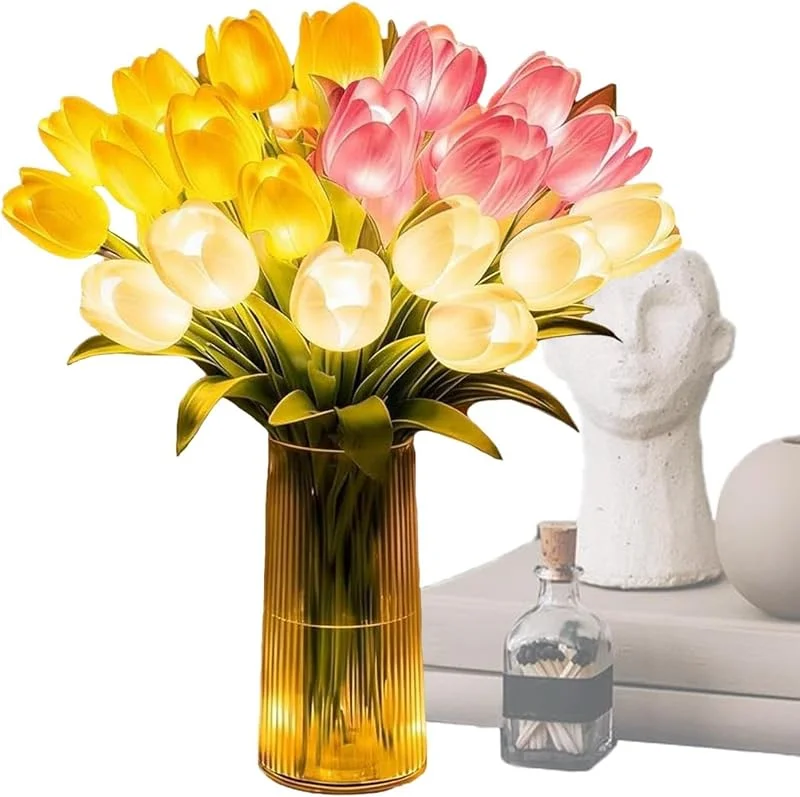 Marke: Generisch Generisch Blumen-Tischlampe Florale Romantische Dekoration — Kerzenlicht Abendessen