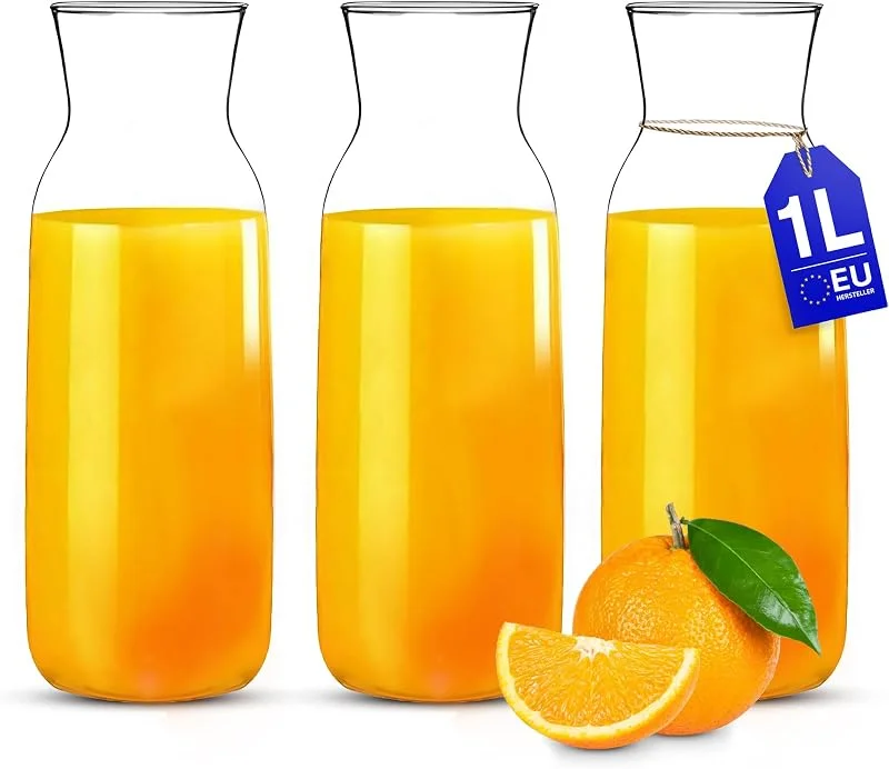 Besuche den KONZEPT-Store KONZEPT Wasserkaraffen 2er Set, je 1 L, Höhe 25 cm, Ø 9, 3 cm — Wein und Festtafel