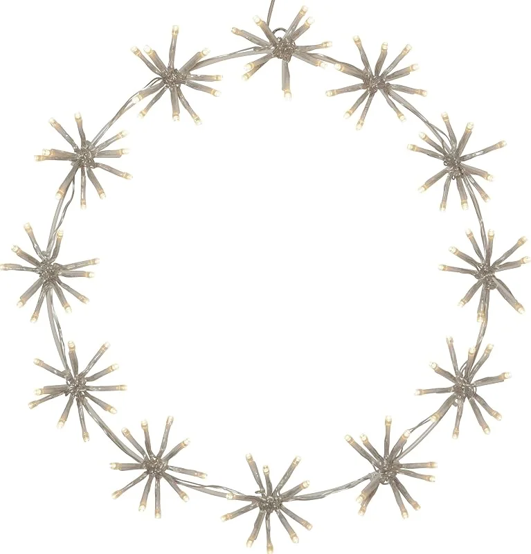 Besuche den EGLO-Store EGLO LED Fensterdeko hängend Flower Ring, Hängedeko beleuchtet, Dekoleuchte — Weihnachtsdeko