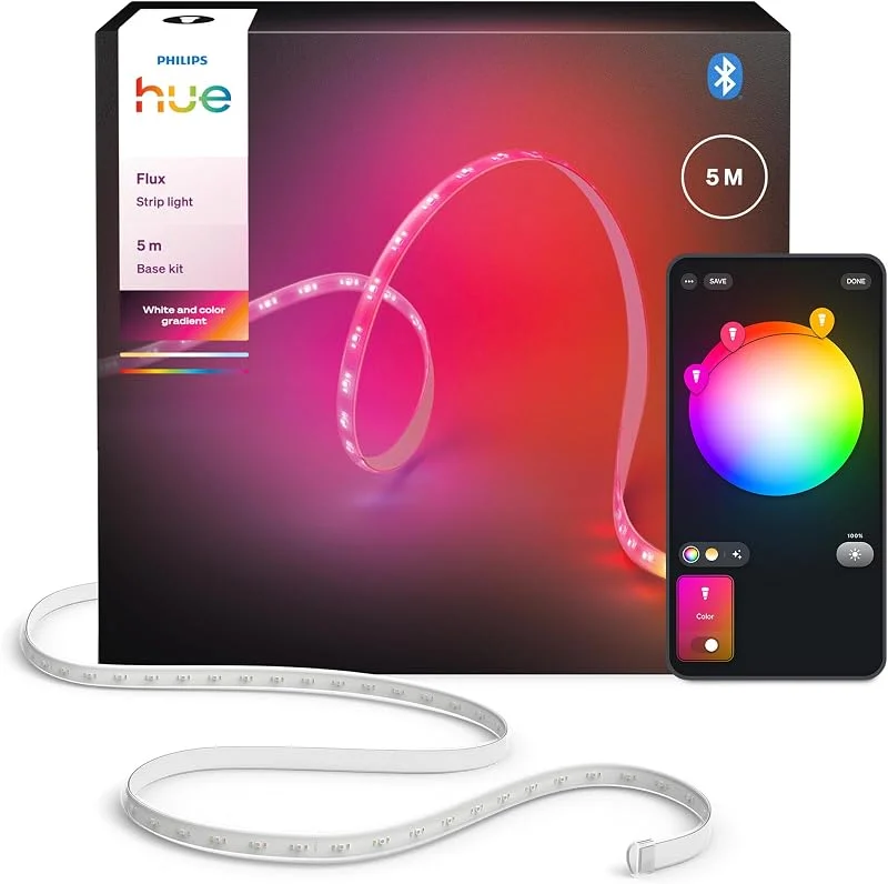 Philips Hue Flux LED-Lightstrip, Innenbeleuchtung, 5m — Weihnachtsbeleuchtung
