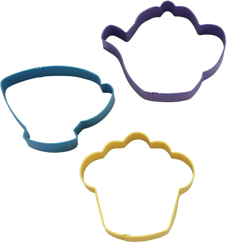 Besuche den Wilton-Store Wilton Cookie Cutter Set Ausstechformen, Tea Party, Set, 3 — Weihnachtskueche