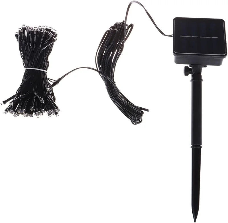 Besuche den shop'n smile ideoon-Store ideoon Extralange Solar Lichterkette 12, 5m: 100 warmweisse LEDs mit 8 Lichteffekten – Perfekte Gartendeko & Weihnachtsbeleuchtung