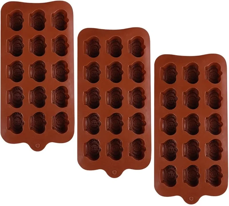 Besuche den FELTECHELECTR-Store Schokoladenform Plastik 3stücke Silikon, Schokolade Mold für Weihnachten — Weihnachtskueche