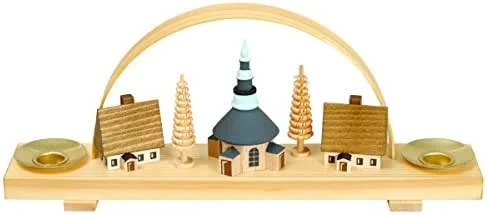 Besuche den Rudolphs Schatzkiste-Store Rudolphs Schatzkiste Schwibbogen mit Seiffener Dorf BxHxT 24, 5x10x4, 5cm NEU Lichterbogen Fensterbogen Spitzbogen Erzgebirge Seiffen Weihnachten Beleuchtung Fensterschmuck Bogen Fenst — Weihnachtsdeko