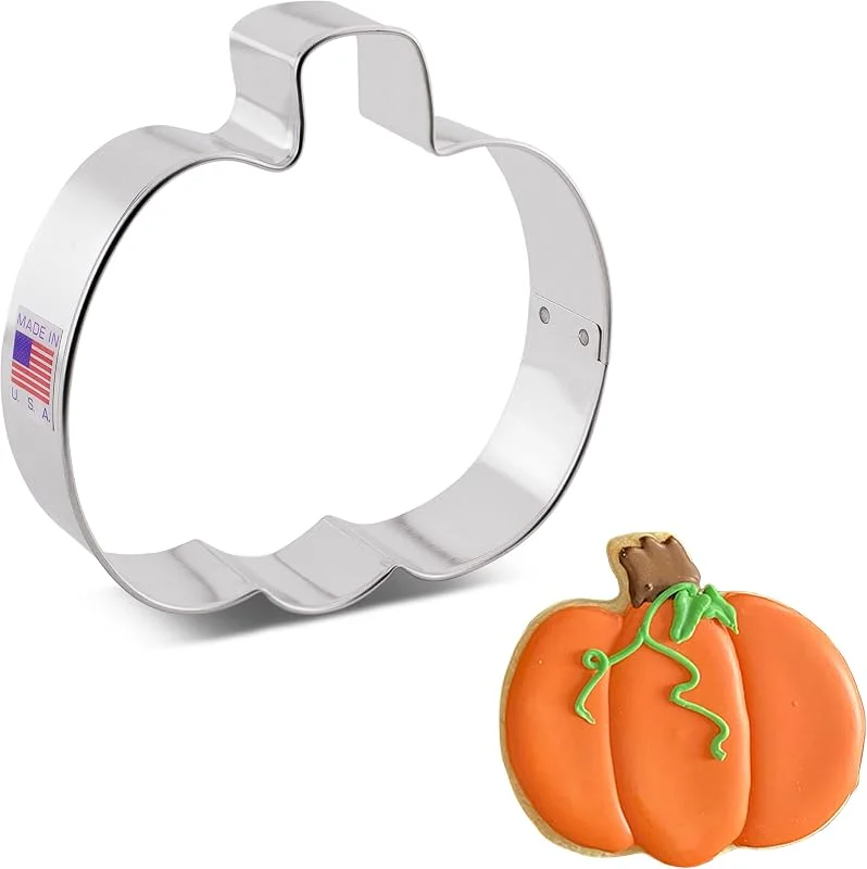 Besuche den Ann Clark Cookie Cutters-Store Keksausstecher Kürbis - 10 cm - Kürbis für Erntedank, Herbst und Halloween Ausstechformen von Ann Clark USA — Weihnachtskueche