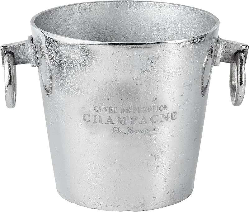 Marke: Michael Noll Michael Noll Champagnerkühler, Weinkühler, Flaschenkühler, Aluminium, Silber, S, M, L, 20 cm, 23 cm, 32 cm (23x19, 5x20) — Wein und Festtafel