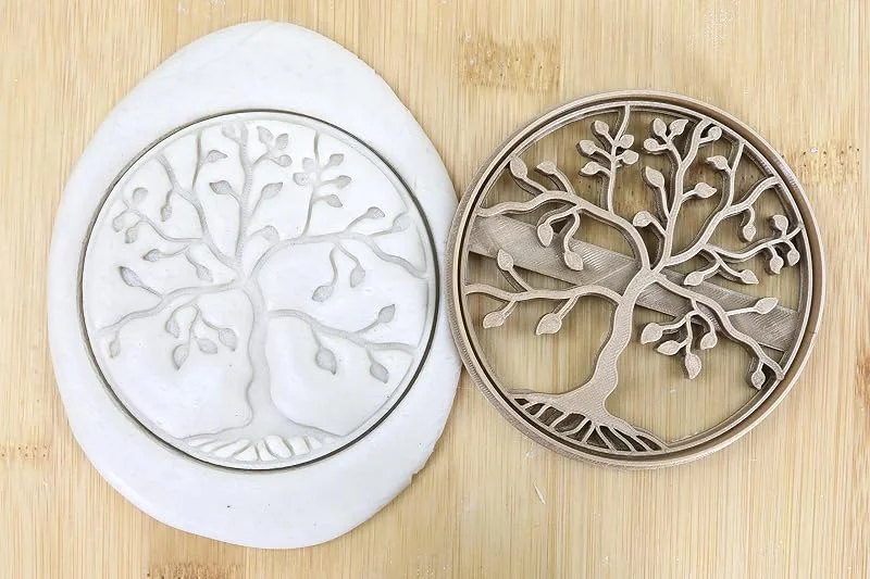 Besuche den my3dbase-Store Cookie Cutter Fondant Keksstempel, Ausstechform Keksausstecher Plätzchen Baum des Lebens ca. 8cm — Weihnachtskueche