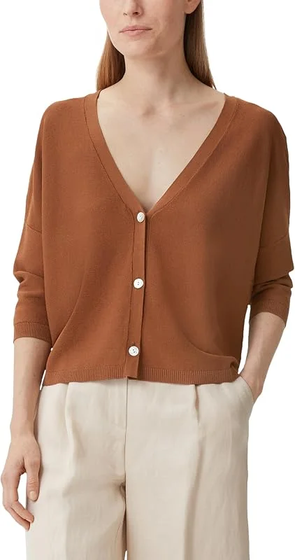 Besuche den COMMA-Store Comma Damen Sweater 2137573 8757 Brown S — Weihnachtsmode